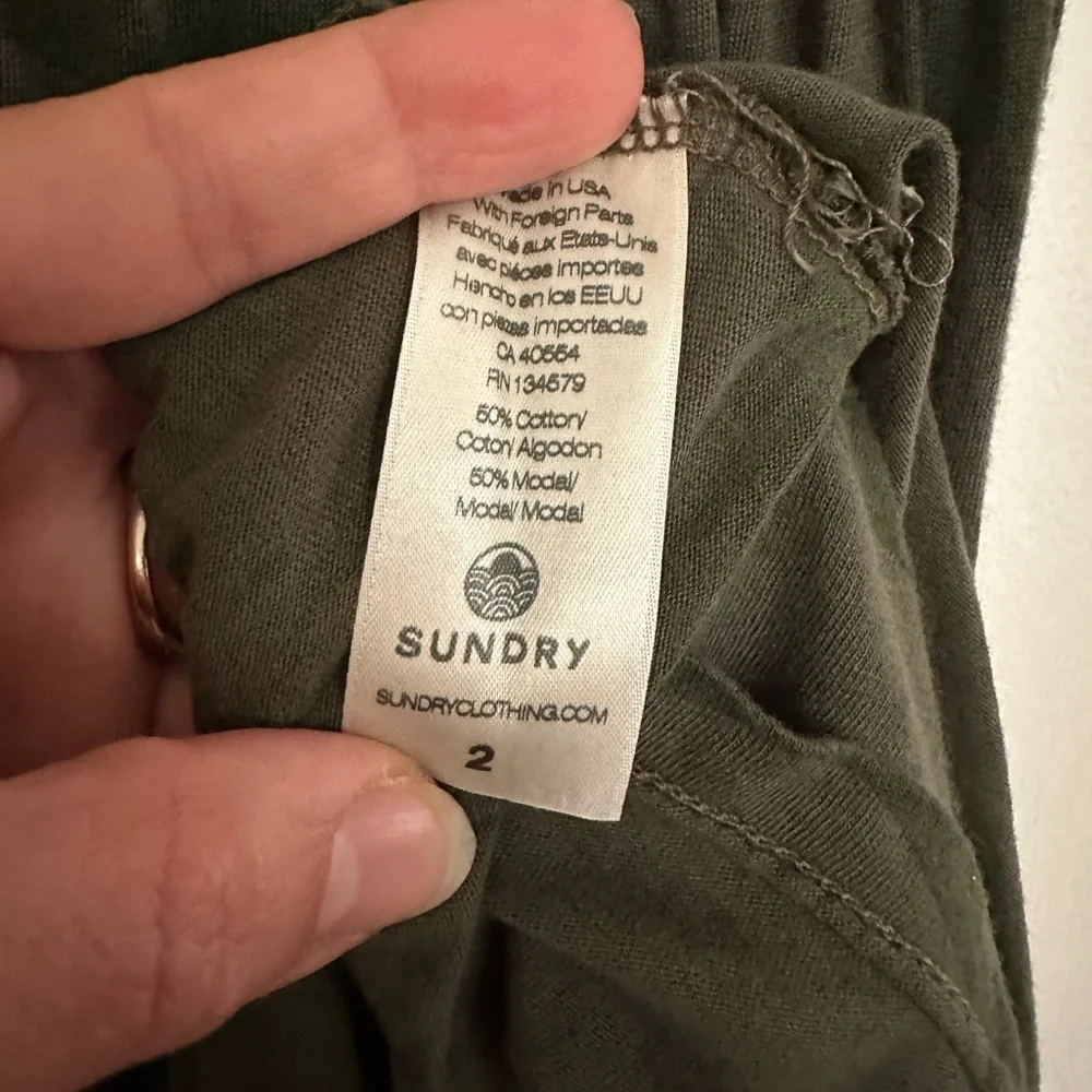 Sundry for Evereve The Malibu Sleeveless Maxi Dress in Camo Print - Picture 5 of 6